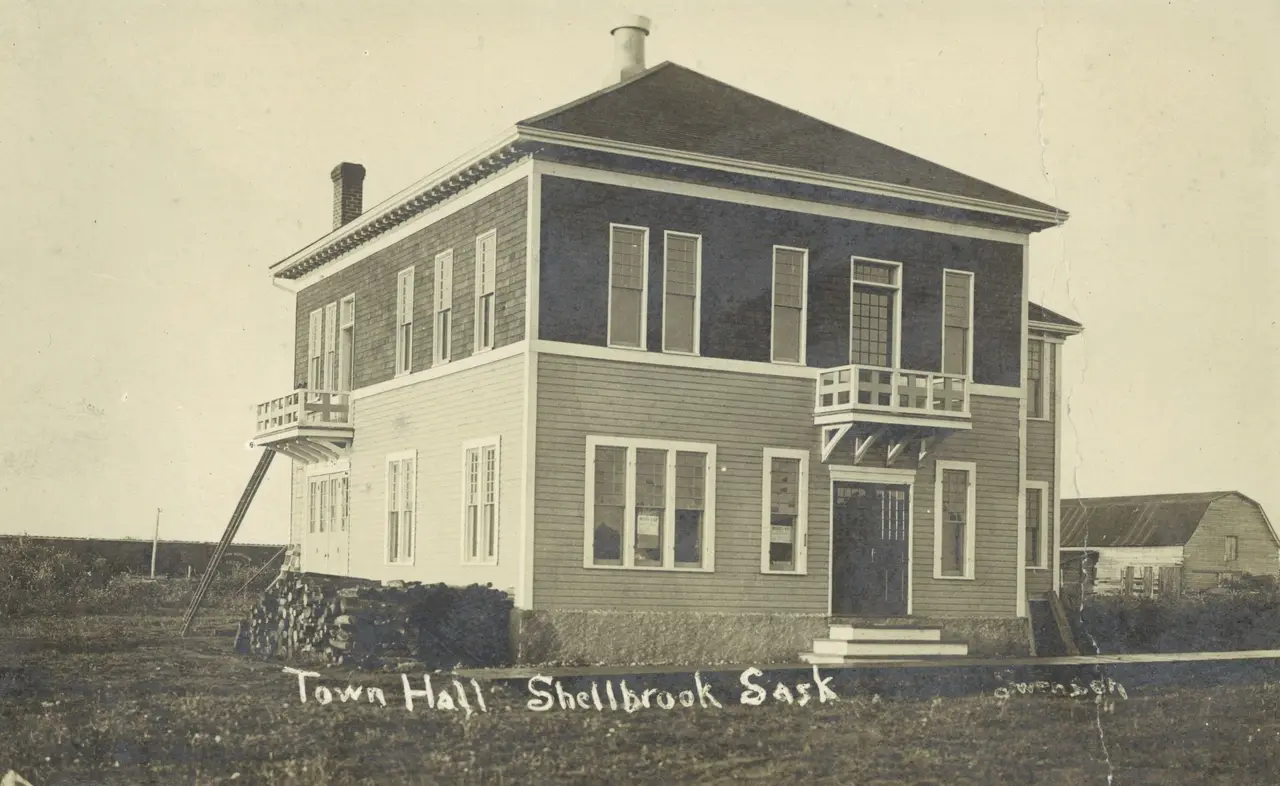 Town Hall, Shellbrook, about 1914