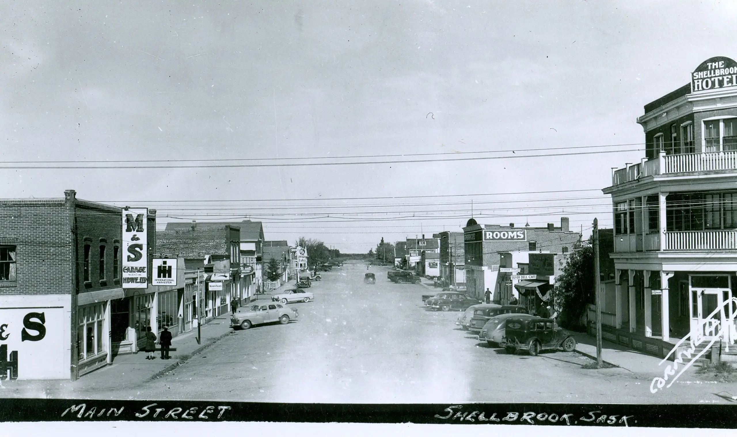 Main Street, Shellbrook, with the Shellbrook Hotel